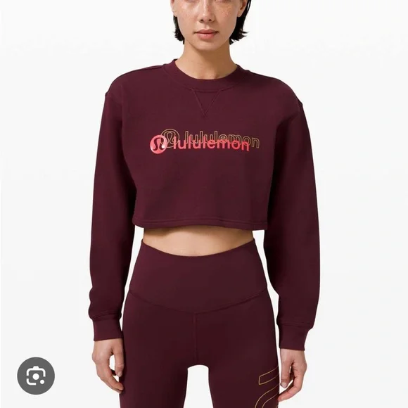 Lululemon All Yours Cropped Crew - Picture 2 of 4